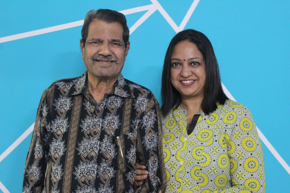 Poornima with K V Prabhu (Grand Master Reiki)